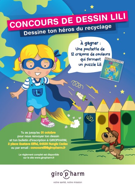 Concours de dessin Lili et le recyclage